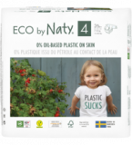 Windeln, Größe 4 (7-18 kg), vegan, 26 Stück Packung, Naty