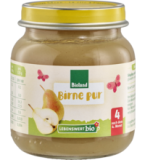 Birne pur, vegan, 125 gr Glas, Lebenswert bio
