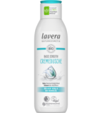 Cremedusche basis sensitiv, vegan, 250 ml Flasche, lavera