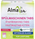 Spülmaschinen Tabs, vegan, 25 Stück Packung, Alma Win