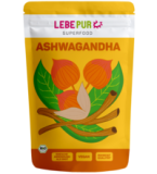 Ashwagandha Pulver, vegan, 80 gr Beutel, Lebepur