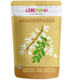 Akazienfaser Pulver, vegan, 125 gr Beutel, Lebepur