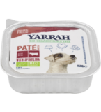 Hundefutter - Paté Huhn und Rind mit Spirulina, 150 gr Schale, Yarrah