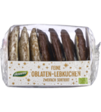Feine Oblaten-Lebkuchen zweifach sortiert, 200 gr Packung, dennree