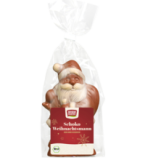 Weihnachtsmann Vollmilch, weiß geschminkt, 80 gr Stück, Rosengarten