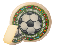Fußballkäse, niederländischer Schnittkäse, mind. 50% Fett i. Tr. (14,90/kg)
