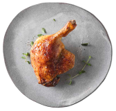 Gänsekeule, mit Knochen, ca. 1 kg Packung (2 Stück), Tiefkühlware, Gackerle Bio