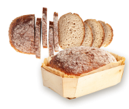 Bauernbrot, glutenfrei, vegan, 600 gr Packung, Wellpane