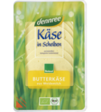 Butterkäse in Scheiben, laktosefrei, mind. 48% Fett i. Tr., 150 gr Packung, dennree
