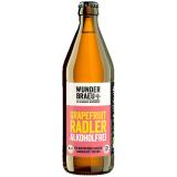 Grapefruit-Radler, alkoholfrei, vegan, 0,5 ltr Flasche, Wunderbräu
