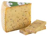 Der Wilde mit Bärlauch, deutscher Schnittkäse, 45% Fett i. Tr. (23,90/kg)