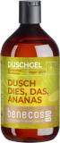 Duschgel „Dusch dies, das, Ananas”, vegan, 500 ml Flasche, benecos