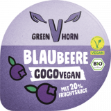 Coco Vegan Blaubeere, 125 gr Becher, Greenhorn