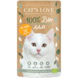 Katzen Nassfutter Huhn, 100 gr Beutel, CAT'S LOVE