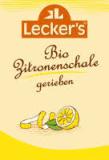 Zitronenschale, gerieben, vegan, 15 gr Packung, Lecker's