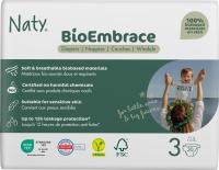 Windeln BioEmbrace, Größe 3 (4-9 kg), vegan, 30 Stück Packung, Naty