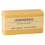 Karité Seife Lemongrass, vegan, 100 gr Stück, Savon du Midi