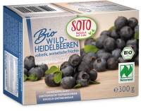 Wild-Heidelbeeren, vegan, 300 gr Schachtel, Tiefkühlware, Soto