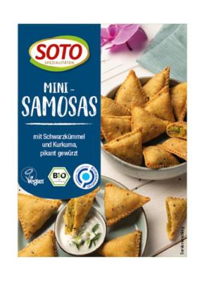 Mini Samosas, vegan, 185 gr Schachtel, Tiefkühlware, Soto