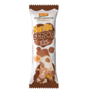Stieleis Vanille-Schoko, 65 ml Stück, Tiefkühlware, Schrozberger Milchbauern