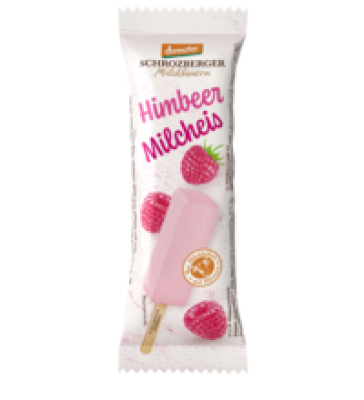 Stieleis Himbeer, 65 ml Stück, Tiefkühlware, Schrozberger Milchbauern