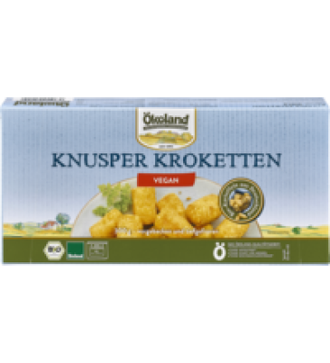 Knusper Kroketten, vegan, 300 gr Schachtel, Tiefkühlware, Ökoland