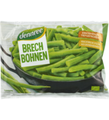 Brechbohnen, vegan, 450 gr Beutel, Tiefkühlware, dennree
