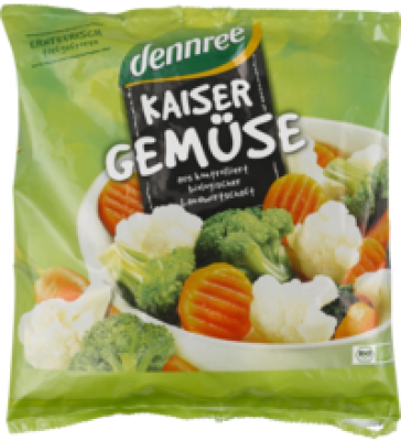 Kaisergemüse, 450 gr Beutel, Tiefkühlware, dennree
