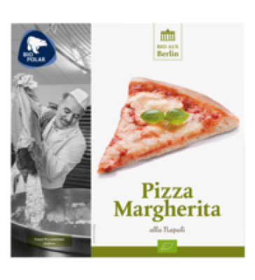 Pizza Margherita, 310 gr Schachtel, Tiefkühlware, Biopolar