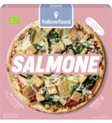 Pizza Salmone, 359 gr Schachtel, Tiefkühlware, followfood