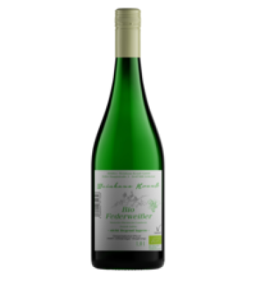 Deutscher Federweißer, weiß, vegan, 1 ltr Flasche, Zellertaler Keller