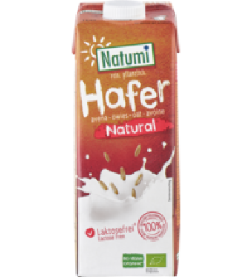 Haferdrink Natural, vegan, 1 ltr Tetra Pack, Natumi