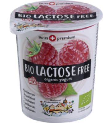 Jogurt Himbeer, lactosefrei, 3,5% Fett, 200 gr Becher, Molkerei Biedermann