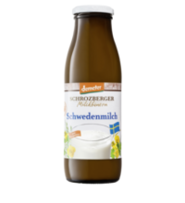 Schwedenmilch, 3,8 % Fett, 0,5 ltr Flasche, Schrozberger Milchbauern
