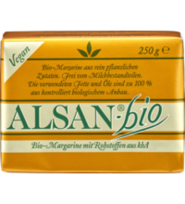 Margarine, vegan, 250 gr Stück, Alsan