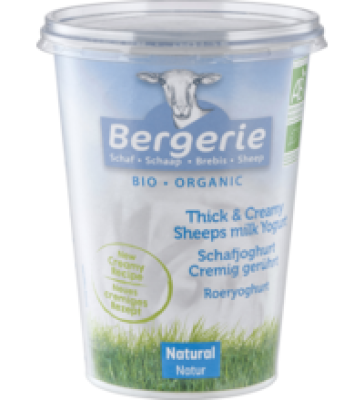 Schafjoghurt natur, 400 gr Becher cremig gerührt, Bergerie