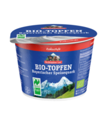Bio-Topfen Rahmstufe, 14,4% Fett, 250 gr Becher, Berchtesgadener Land