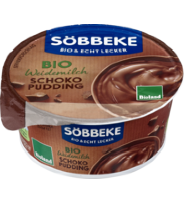 Schokopudding, 3,8% Fett, 150 gr Becher, Söbbeke
