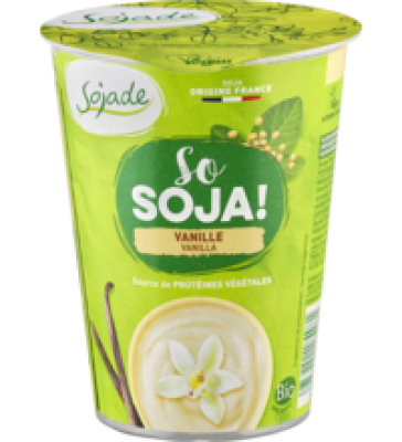 Soja Spezialität Vanille, 400 gr Becher - mit Bifidus, 2,2% Fett, Sojade