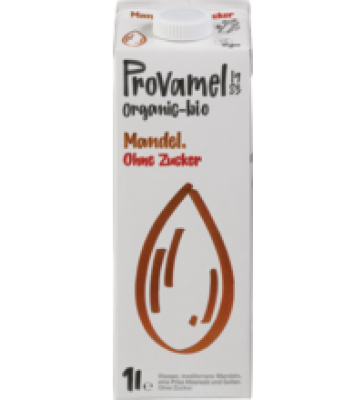 Mandeldrink, ungesüßt, vegan, 1 ltr Tetra Pack, Provamel