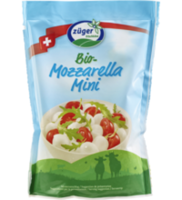 Mozzarella Mini, mind. 45% Fett i. Tr., 300 gr Beutel (Abtropfgewicht 150 gr), Züger Frischkäse
