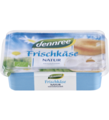 Frischkäse Natur, gleich 70% Fett i. Tr., 150 gr Becher, dennree