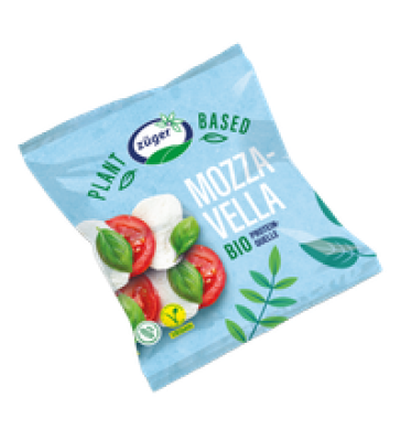 MozzaVella (auf Mandel- & Sojabasis), vegan, 11,6% Fett, 150 gr Beutel (Abtropfgewicht: 125 gr), Züger Frischkäse