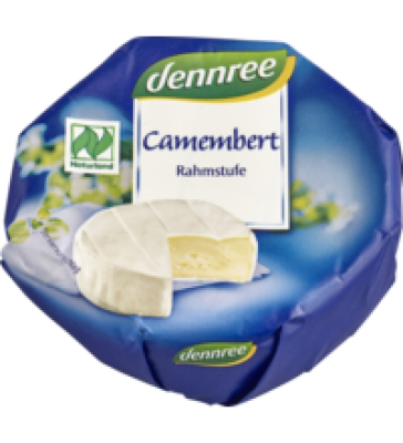 Camembert, 50% Fett i. Tr., 125 gr Stück, dennree
