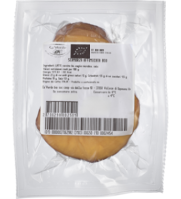Scamorza Affumicata, italienischer Pasta-Filata-Käse, mind. 40% Fett i. Tr., ca. 250 gr Stück (23,90/kg)