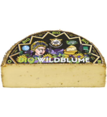 Allgäuer Wildblumenkäse, deutscher Schnittkäse, laktosefrei, mind. 50% Fett i. Tr. (27,90/kg)