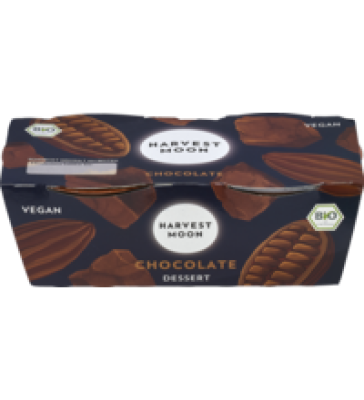 Chocolate Dessert, vegan, 160 gr Packung (2 Stück), Harvest Moon