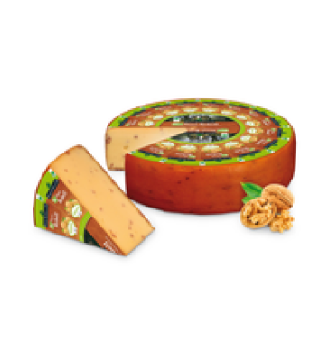 Nuss-Rebell, deutscher Schnittkäse, laktosefrei, mind. 50% Fett i. Tr. (27,90/kg)