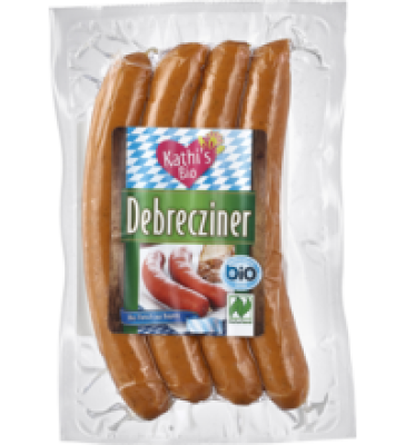 Debrecziner (mit Schweinefleisch), 200 gr Packung (4 Stück), Kathi's