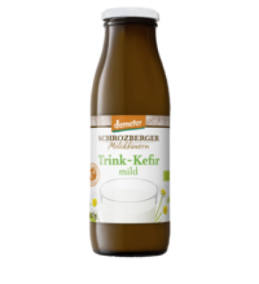 Trink-Kefir, 1,5% Fett, 500 gr Flasche, Schrozberger Milchbauern
